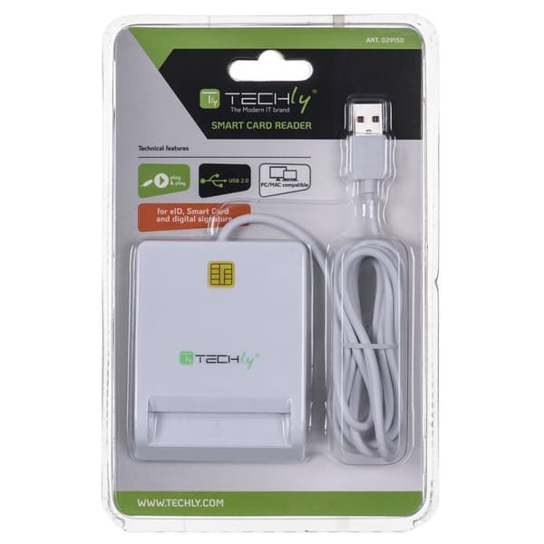 Kortinlukija Techly Compact Smart