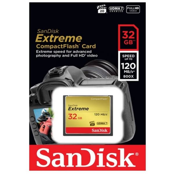 SanDisk Extreme® CF-kort 32 GB