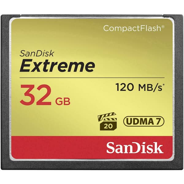 SanDisk Extreme® CF-kort 32 GB