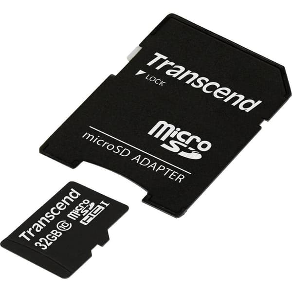 Transcend Premium microSDHC-Kort Industrial 32 GB Class 10, UHS-I inkl. SD-adapter
