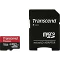 Miniatyrbild 1 av 2: Transcend Premium microSDHC-Kort Industrial 16 GB Class 10, UHS-I inkl. SD-adapter