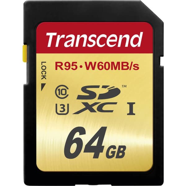 Transcend Ultimate SDXC-Kort Industrial 64 GB Class 10, UHS-I, UHS-Class 3