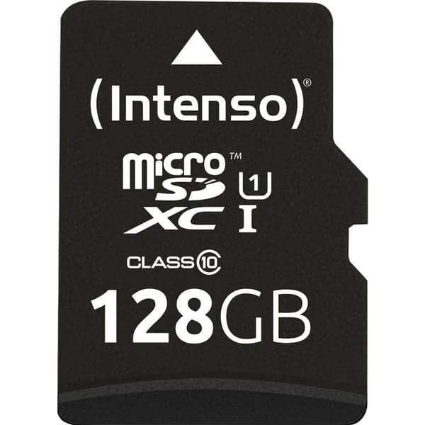 Intenso Premium microSDXC-Kort 128 GB Class 10, UHS-I inkl. SD-adapter