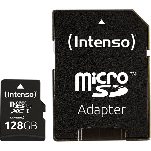 Intenso Premium microSDXC-Kort 128 GB Class 10, UHS-I inkl. SD-adapter