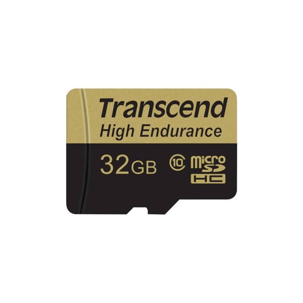 Transcend High Endurance microSDHC-Kort 32 GB Class 10 inkl. SD-adapter