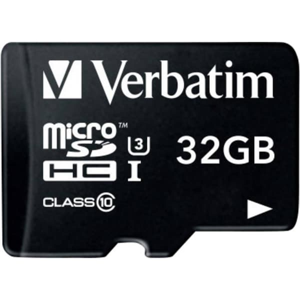 Verbatim PRO microSDHC-Kort 32 GB Class 10, UHS-I, UHS-Class 3 inkl. SD-adapter