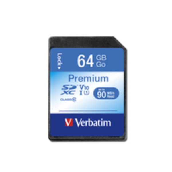 Verbatim Premium SDXC-Kort 64 GB Class 10, UHS-I