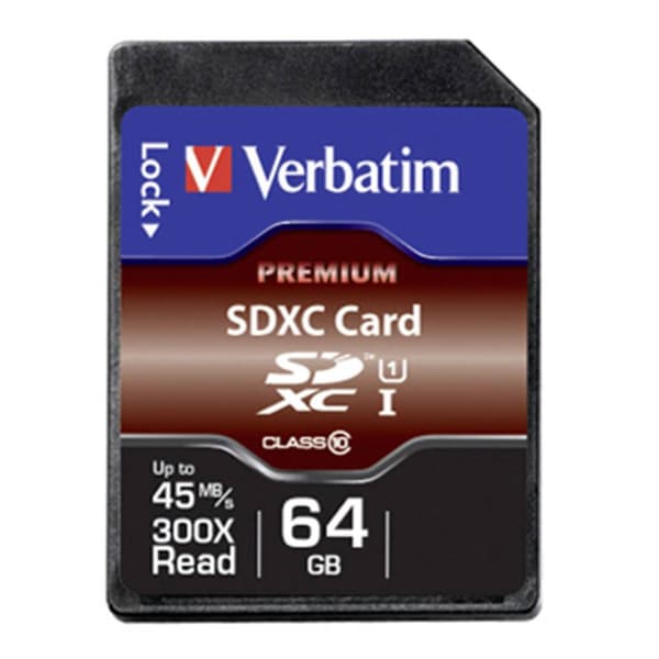 Verbatim Premium SDXC-Kort 64 GB Class 10, UHS-I