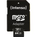 Miniatyrbild 2 av 4: Intenso Premium microSDXC-Kort 64 GB Class 10, UHS-I inkl. SD-adapter