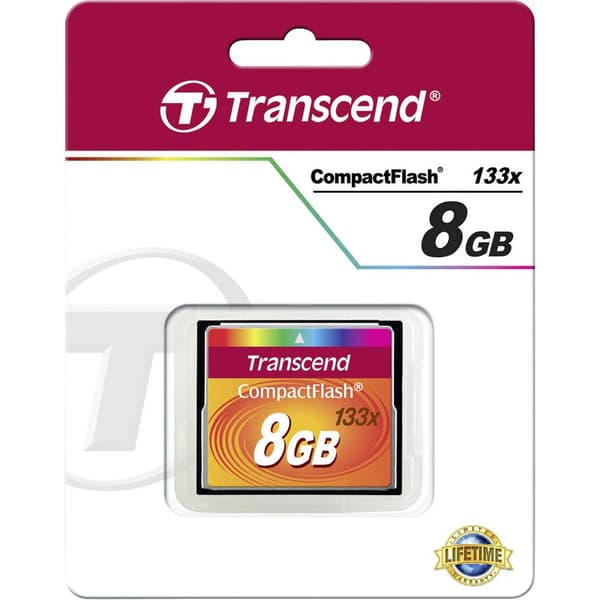 Transcend Standart 133x CF-kort 8 GB