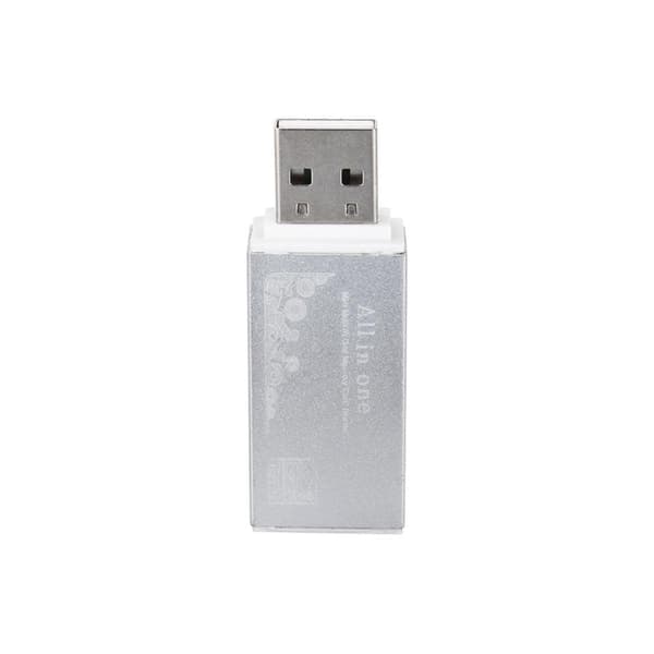 Kompakt USB-Minnekortleser | 4 i 1