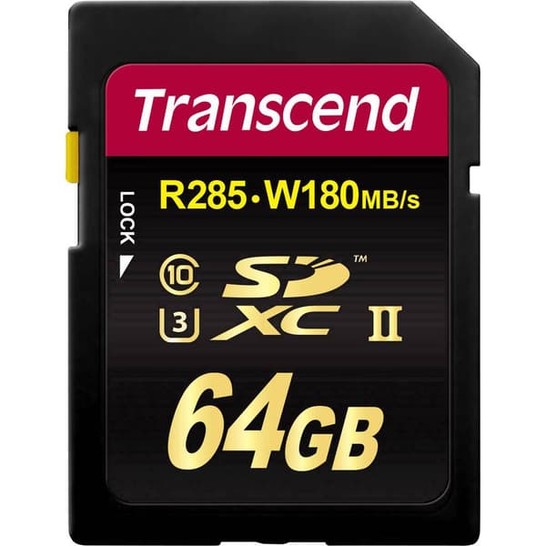 Transcend Premium 700S SDXC-Kort 64 GB Class 10, UHS-II, UHS-Class 3, v90 Video Speed Class