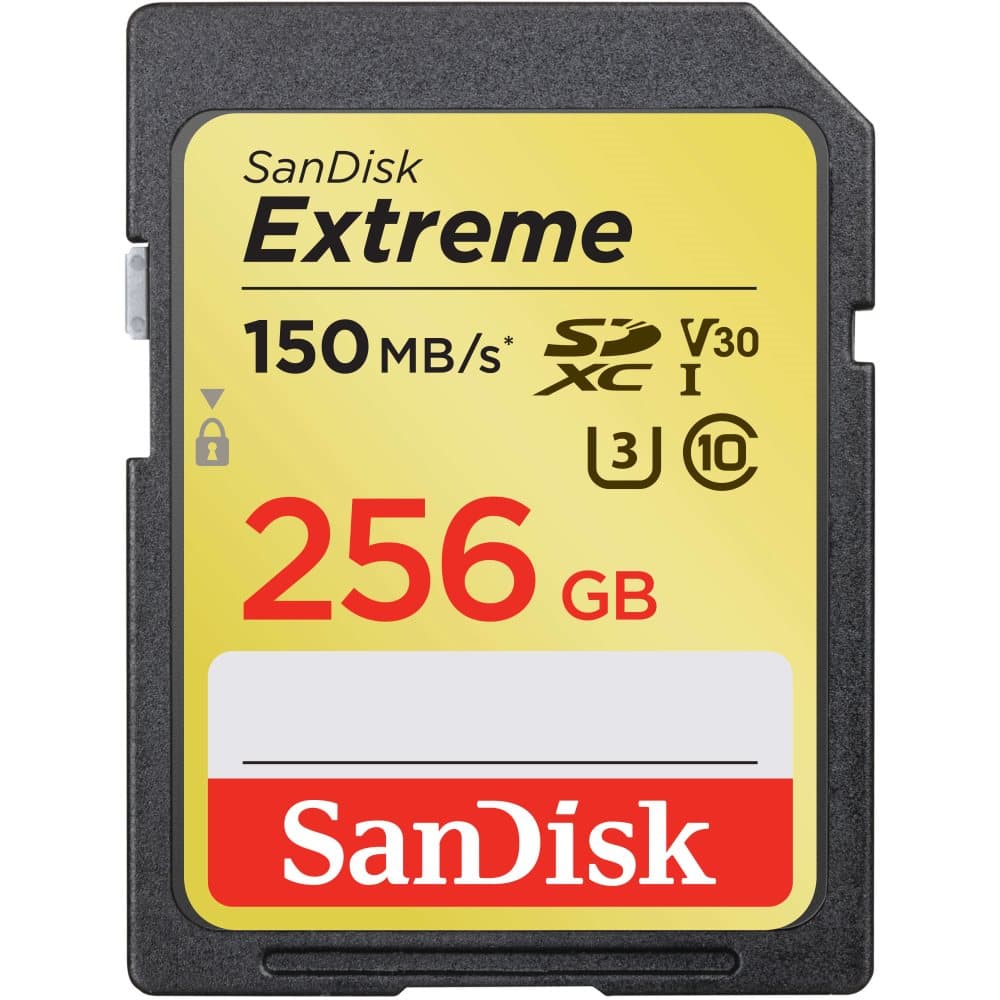 SANDISK Minneskort SDXC Extreme 256GB 150MB/s UHS-I
