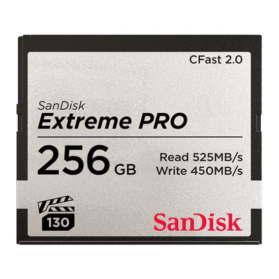 SANDISK Cfast 2.0 Extreme PRO 256GB 525MB/s VPG130