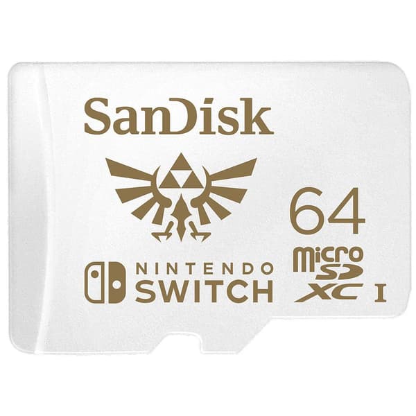 SanDisk Extreme Nintendo Switch™ microSDXC-Kort 64 GB UHS-I, UHS-Class 3 Lämplig för Nintendo Switch™