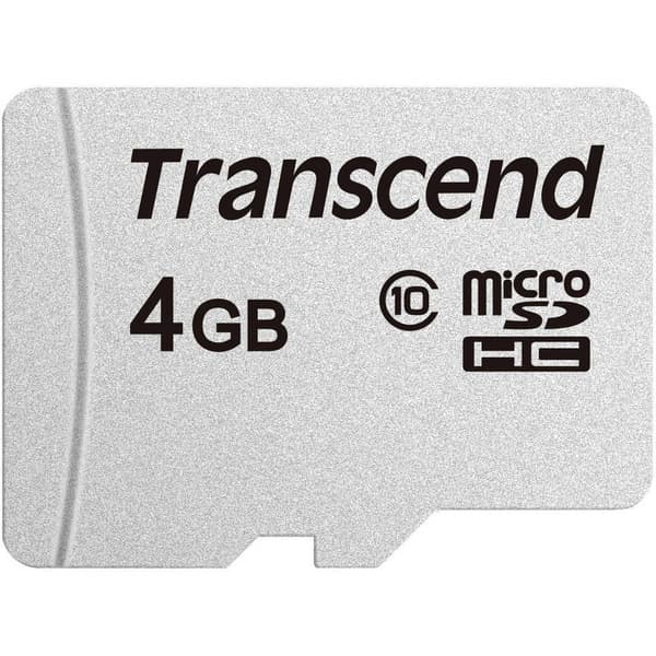 Transcend Premium 300S microSDHC-Kort 4 GB Class 10