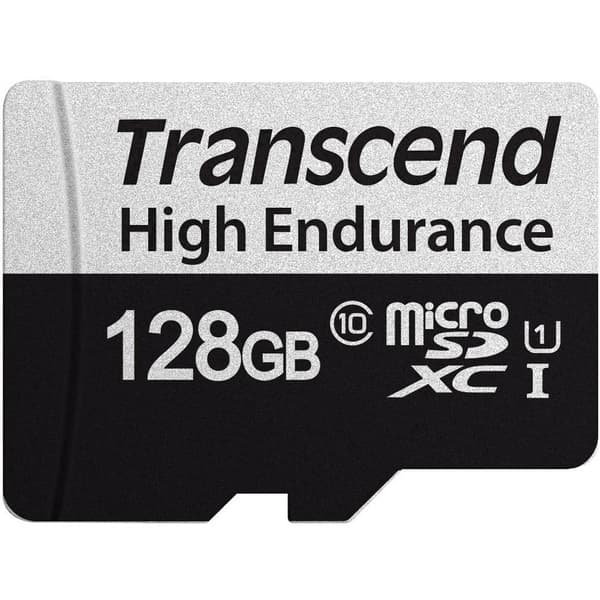 Transcend High Endurance 350V microSDXC-Kort Class 10, UHS-I inkl. SD-adapter