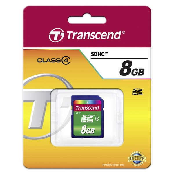 Transcend Standard SDHC-Kort Industrial 8 GB Class 4