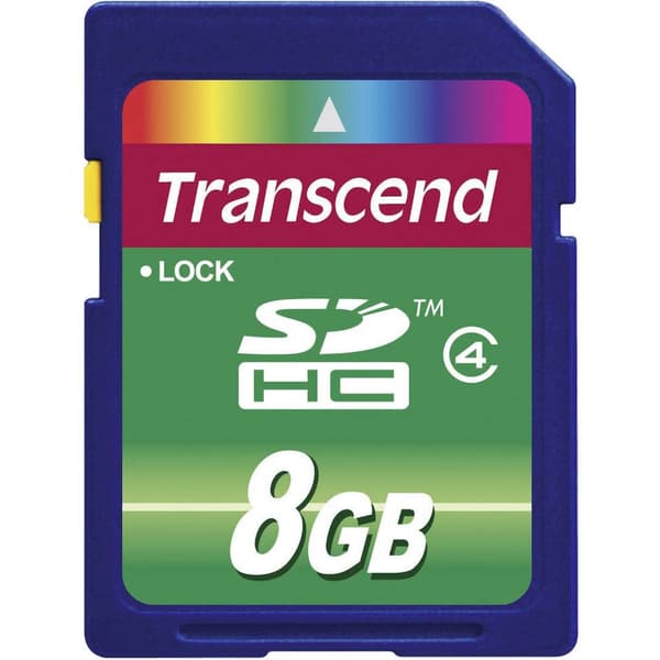 Transcend Standard SDHC-Kort Industrial 8 GB Class 4