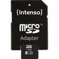 Miniatyrbild 3 av 4: Intenso microSDHC-Kort 8 GB Class 4 inkl. SD-adapter