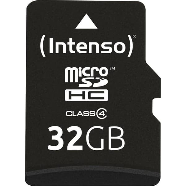 Intenso 32 GB Micro SDHC-Card microSDHC-Kort 32 GB Class 4 inkl. SD-adapter