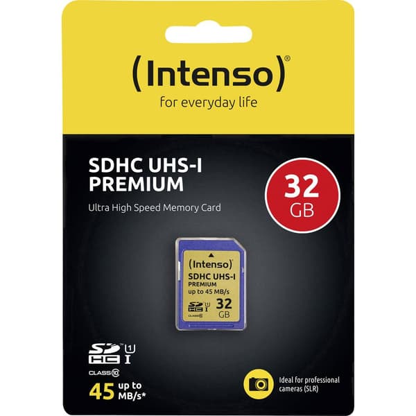 Intenso Premium SDHC-Kort 32 GB Class 10, UHS-I