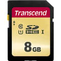 Miniatyrbild 1 av 2: Transcend Premium 500S SDHC-Kort 8 GB Class 10, UHS-I, UHS-Class 1