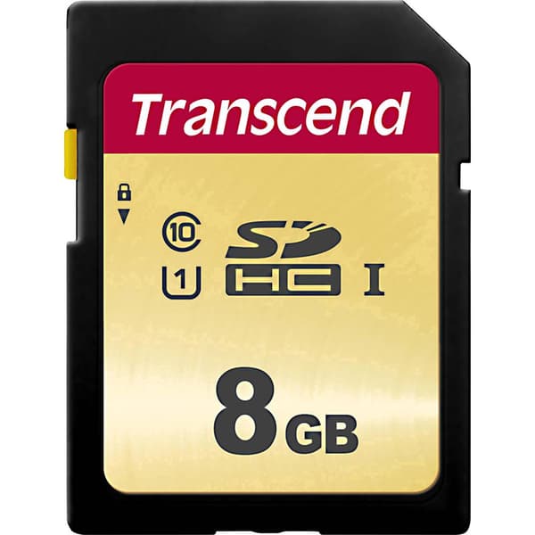 Transcend Premium 500S SDHC-Kort 8 GB Class 10, UHS-I, UHS-Class 1
