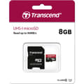 Miniatyrbild 2 av 2: Transcend Premium microSDHC-Kort Industrial 8 GB Class 10, UHS-I inkl. SD-adapter