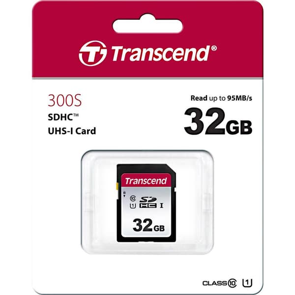 Transcend Premium 300S SDHC-Kort 32 GB Class 10, UHS-I, UHS-Class 1