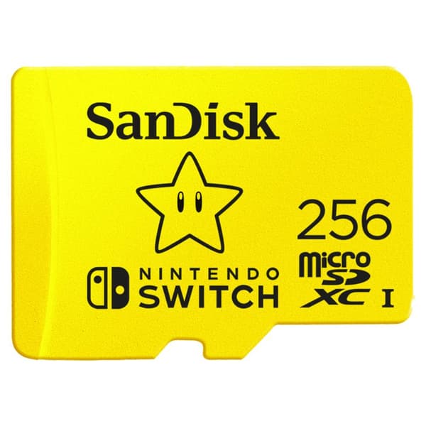 SanDisk Extreme Nintendo Switch™ microSDXC-Kort 256 GB UHS-I, UHS-Class 3 Lämplig för Nintendo Switch™