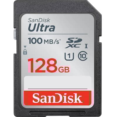 SANDISK SDXC Ultra 128GB 100MB/s UHS-I Class 10