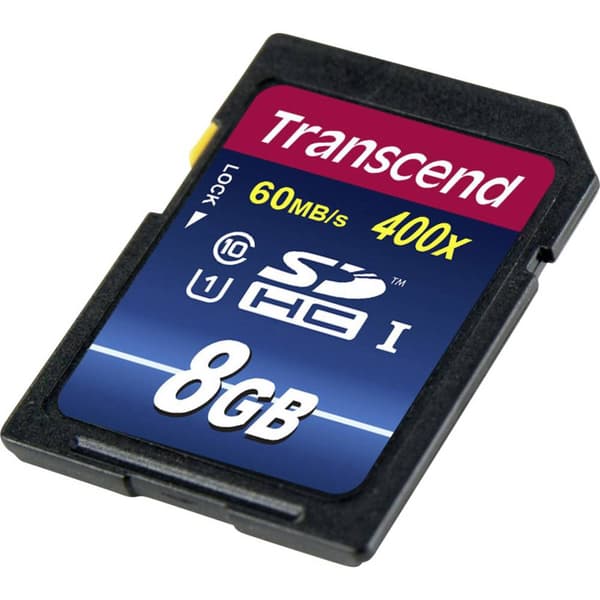 Transcend Premium 400 SDHC-Kort Industrial 8 GB Class 10, UHS-I