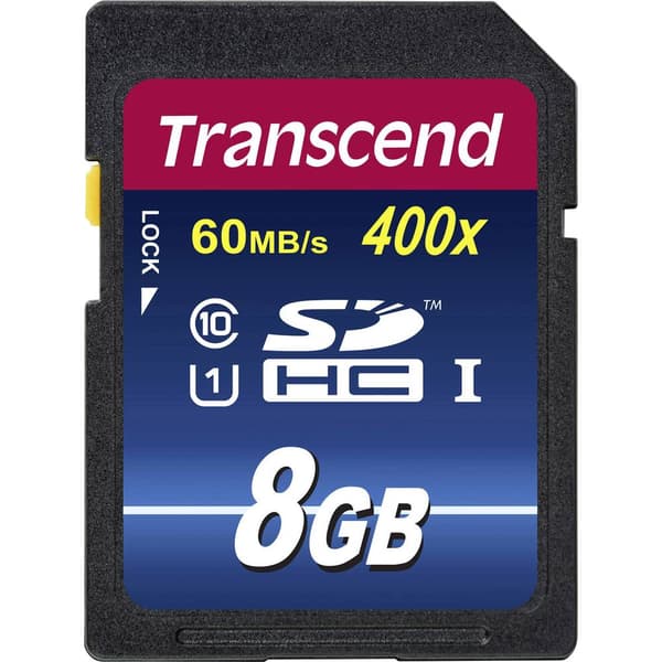 Transcend Premium 400 SDHC-Kort Industrial 8 GB Class 10, UHS-I