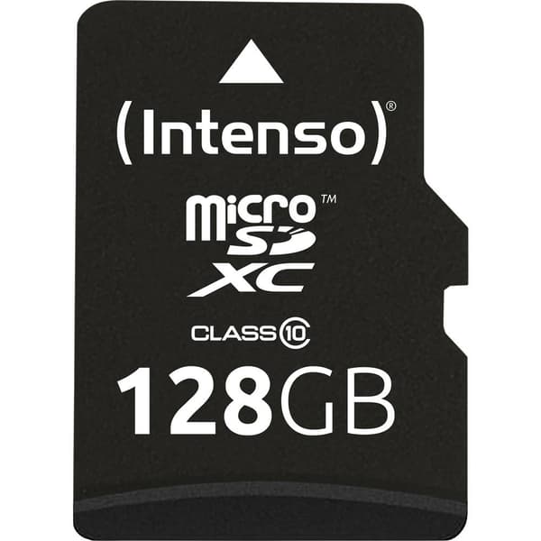 Intenso microSDXC-Kort 128 GB Class 10 inkl. SD-adapter