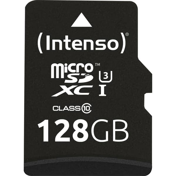 Intenso Professional microSDXC-Kort 128 GB Class 10, UHS-I inkl. SD-adapter