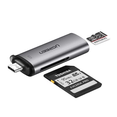 UGREEN USB Type-C/USB 3.0 kortinlukija-adapteri