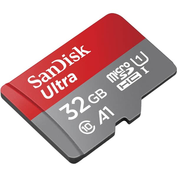 SanDisk Ultra® microSDHC microSDHC-Kort 32 GB Class 10, UHS-I inkl. SD-adapter