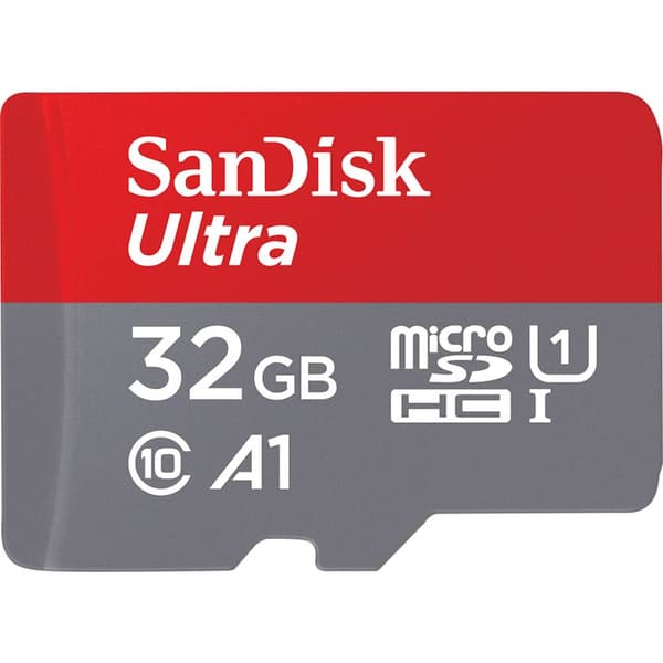 SanDisk Ultra® microSDHC microSDHC-Kort 32 GB Class 10, UHS-I inkl. SD-adapter
