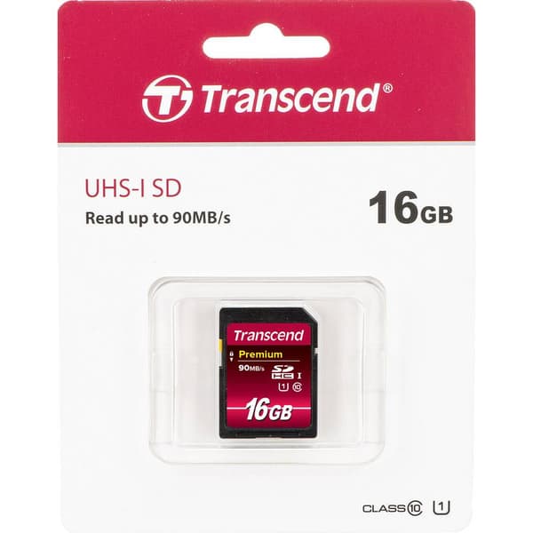 Transcend Premium 400 SDHC-Kort Industrial 16 GB Class 10, UHS-I