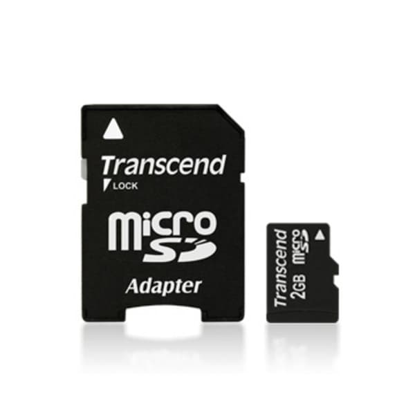 Transcend TS2GUSD microSD-Kort Industrial 2 GB Class 2 inkl. SD-adapter
