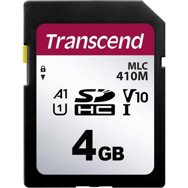 Transcend TS4GSDC410M SD-Kort Industrial 4 GB Class 10 UHS-I