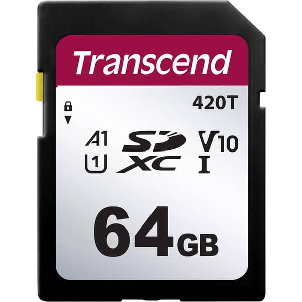 Transcend TS64GSDC420T SD-Kort Industrial 64 GB v30 Video Speed Class