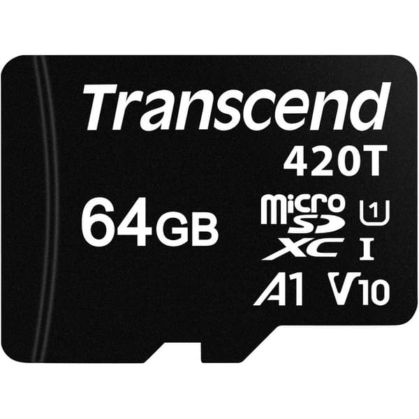 Transcend TS64GUSD420T microSD-Kort Industrial 64 GB Class 10 UHS-I
