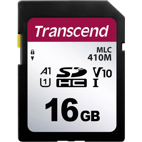 Transcend TS16GSDC410M SD-Kort Industrial 16 GB Class 10 UHS-I