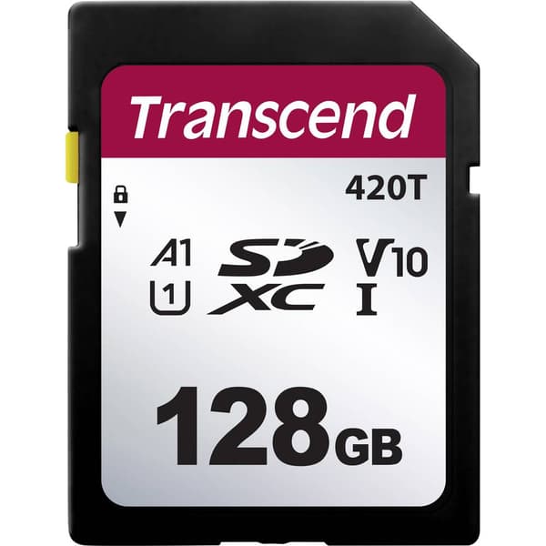 Transcend TS128GSDC420T SD-Kort Industrial 128 GB v30 Video Speed Class