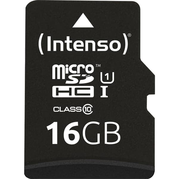 Intenso Professional microSDHC-Kort 16 GB Class 10, UHS-I inkl. SD-adapter