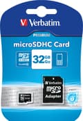 Miniatyrbillede 3 af 4: MicroSDHC, 32GB,  Class 10, inkl adapter