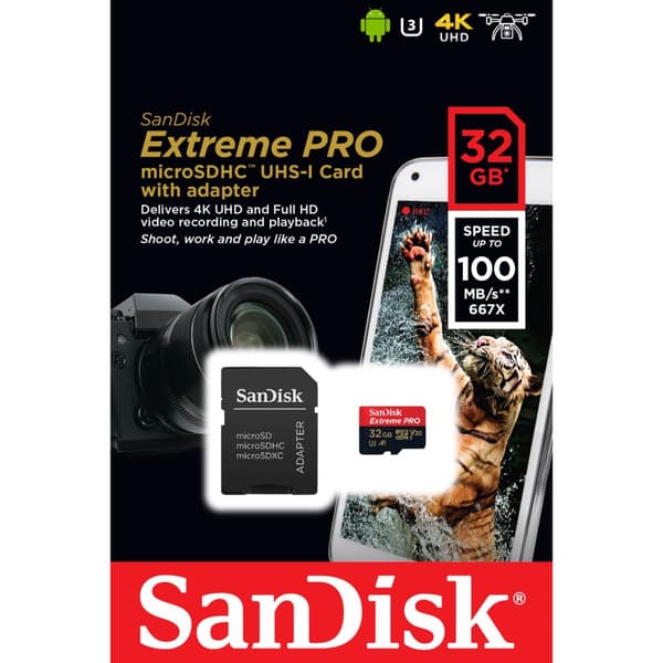 MicroSDHC Extreme Pro 32GB