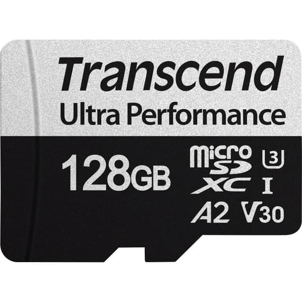 Transcend microSDXC 340S microSDHC-Kort 128 GB Class 10, Class 3 UHS-I